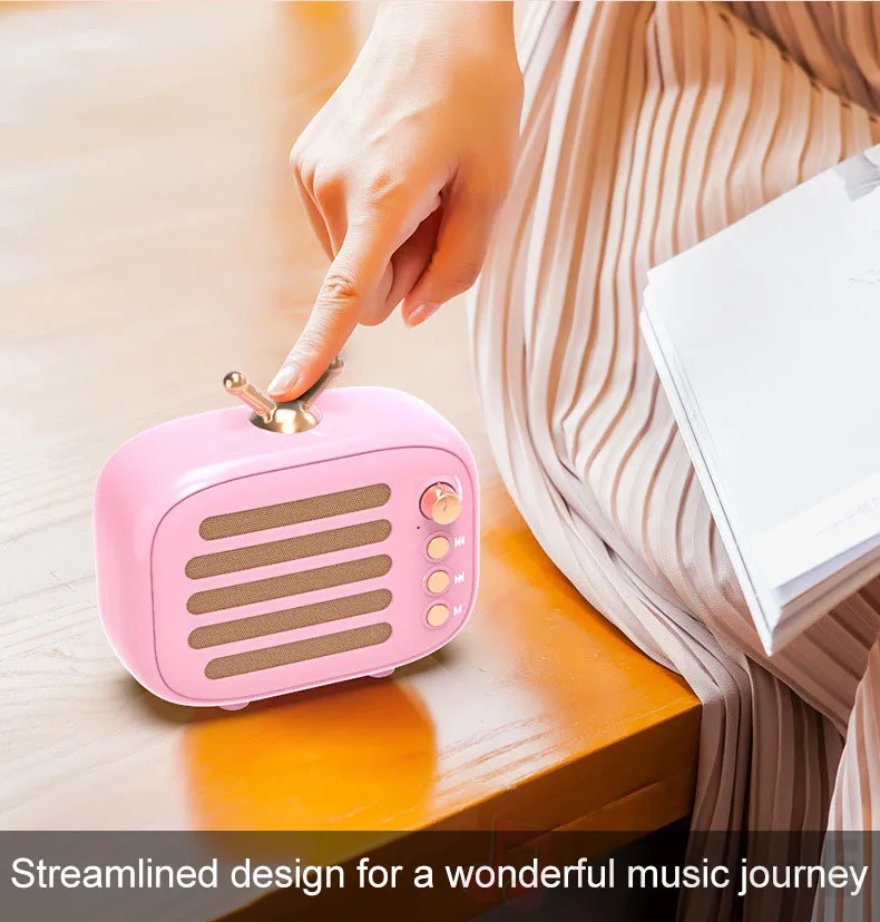 A18 Bluetooth Speaker Wireless Speaker Portable FM Radio MP3 Music 1800mAh 32GB TF Mini BT Phone Speaker Subwoofer Sound Box