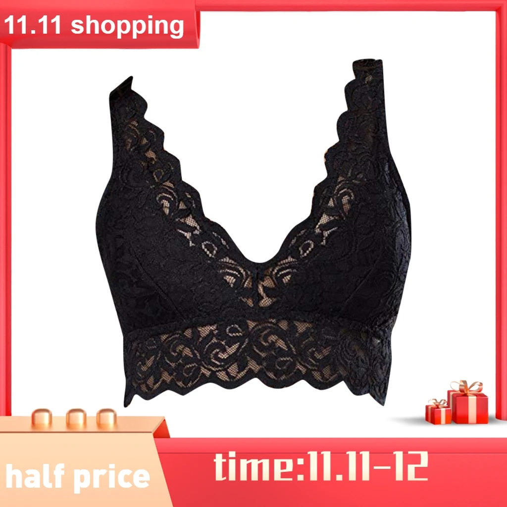 2019 Fashion New Sexy Women Bra Lace Deep V Bralette Wireless Underwear Lingerie Women's Intimates Underwear Encaje ## 2019 Fashion New Sexy Women Bra Lace Deep V Bralette Wireless Underwear Lingerie Women's Intimates Underwear Encaje ##