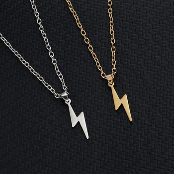 Lightning Symbol Necklace Pendant