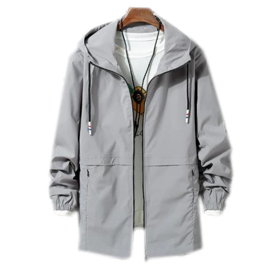 2021 New Spring Summer Mens Fashion Outerwear Windbreaker Men