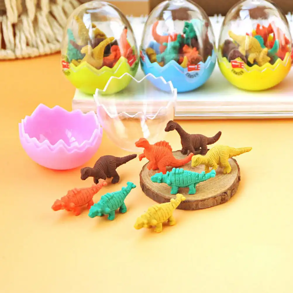 8 Pcs Sekolah Menggambar Menghapus Perlengkapan Alat Tulis Pendidikan Hadiah Hewan Gambar Kartun Telur Dinosaurus Karet Penghapus Anak Anak Kawaii Mainan Hadiah Menggambar Mainan AliExpress