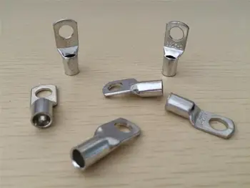 

10PC SC25-6 SC25-8 SC25-10 SC25-12 Copper Cable Lug Kit Bolt Hole Tinned Cable lugs Battery Terminals copper nose Wire connector