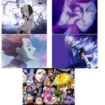 

DIY Diamond Painting Wall Art Hunter X Hunter Cross Stitch Pictures 5d Embroidery Japanese Anime Handmade Full Square Round Gift