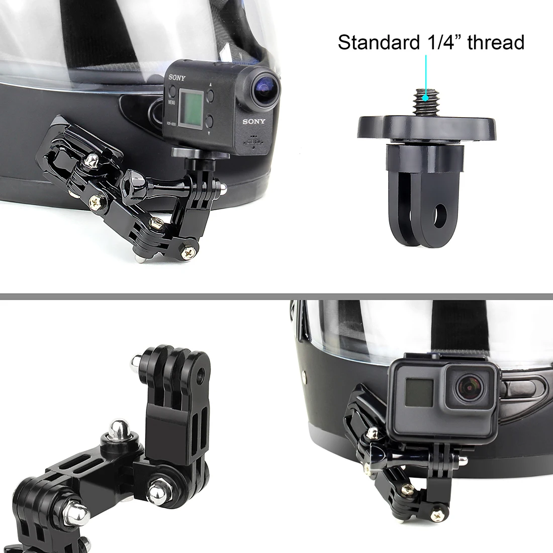 Helmet Front Support Mount Adapter for GoPro Hero 13 12 11 10
