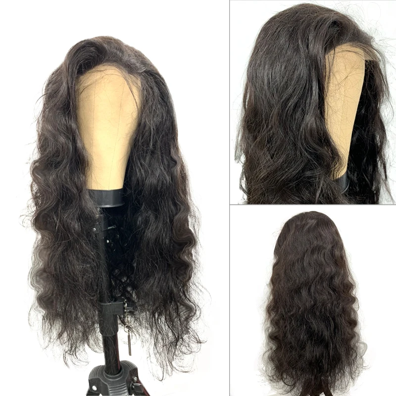 Body Wave Transparent HD Lace Closure Wig Free Part With Pre Plucked Hairline Peruvian Remy Human Hair 4x4 5x5 Lace Closure Wigs