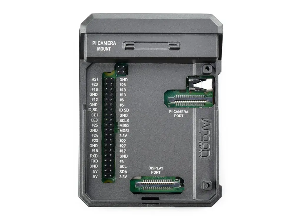 Waveshare Argon NEO: тонкий алюминиевый чехол для Raspberry Pi 4 пассивное