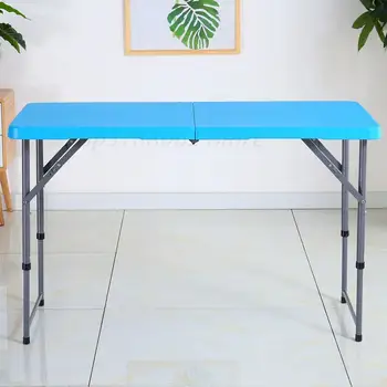 

Outdoor folding table simple portable stall push activity training table and chairs table rectangular