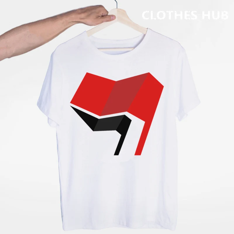 Антифа Антифашистская анархия анархистская футболка свободные футболки с короткими рукавами для мужчин крутые футболки