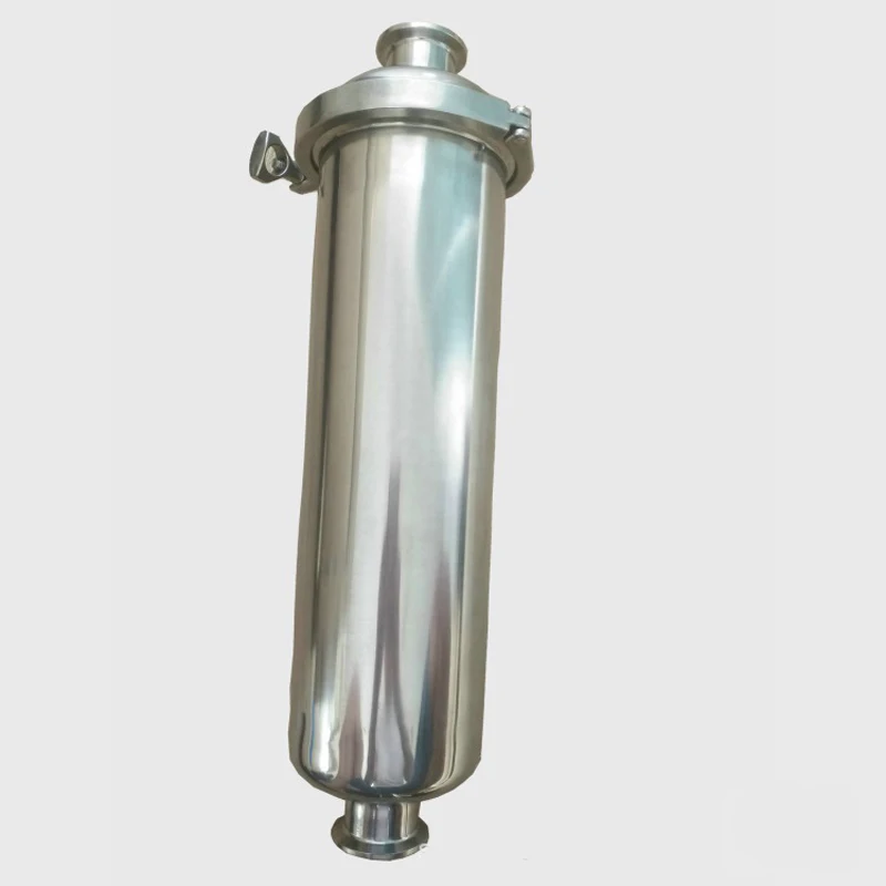 Beer Brew 1.5" Beer Filter Tri-Clamp Sanitary 304 Inline Straight Strainer with 100 Mesh Stainless Steel Screen