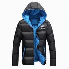 Новинка, высокое качество, мужской пуховик для автомобиля OPEL, теплый, уплотненный, мужской, s худи, зимняя куртка для мужчин, Renault, мужская верхняя одежда, парки, S-4XL