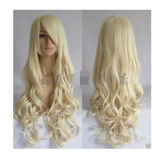 Zhaoxia++ 01437@ Q8++ парик косплей модный светлый блонд длинный кудрявый женский парик