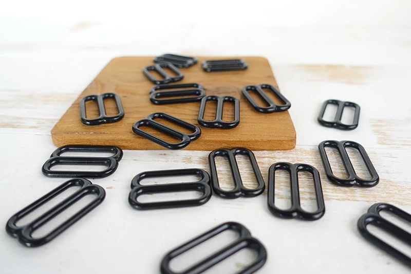 100 шт./лот DIY ошейник для собак 2,5 см регулируемые ремни для рюкзака сделаны для обертывания ленты пряжки высокого качества покрытые металлом BZK-25H