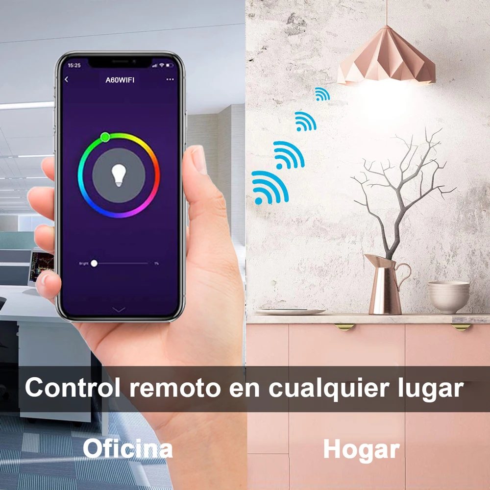 ExtraStar®Only 10W E27 smart LED bulb warm/cold lights & RGB, lamp works with Alexa Google at 2.4GHz ExtraStar®Only 10W E27 smart LED bulb warm/cold lights & RGB, lamp works with Alexa Google at 2.4GHz