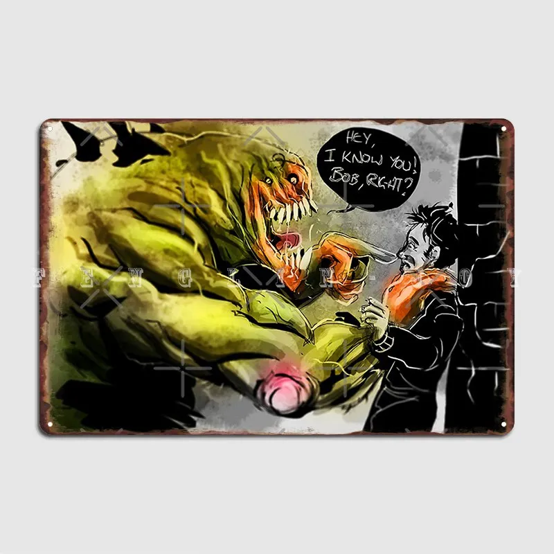 

Hey I Know You Metal Sign Cinema Kitchen Retro Plates Wall Tin Sign Poster