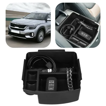 

Console Storage Box Storage Box Organizer Accessories For Kia Seltos 2020-2021