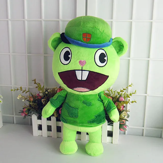 HTF Happy Tree Friends Plush Doll Anime Flippy Plush Toys soft Pillow  for Gift 40cm