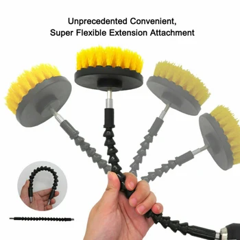 

Shower Drill Brush Power Household Scrubber Supplies Set Cleaning Combo