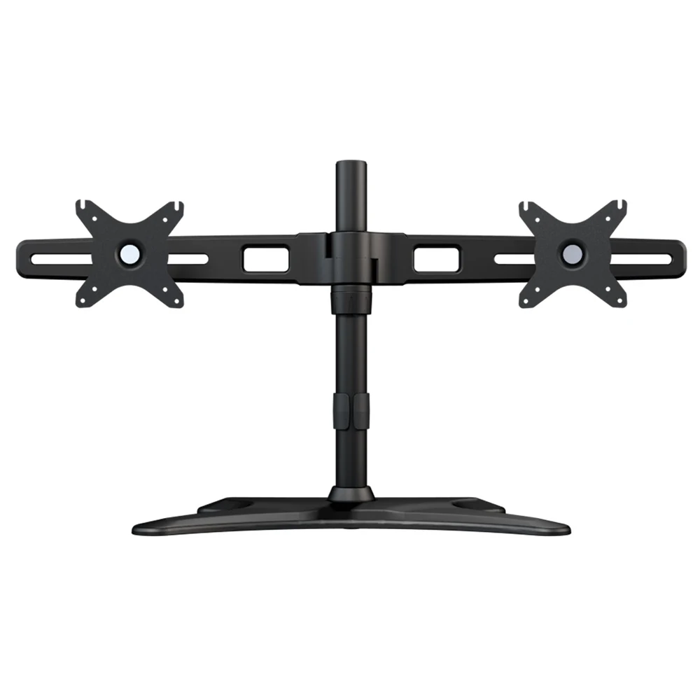 high quality Aluminum Alloy 15-27 inch Dual Monitor Holder 360 Rotation Free Lifting Tilt Stand Loading 10kgs Each Head | Электроника