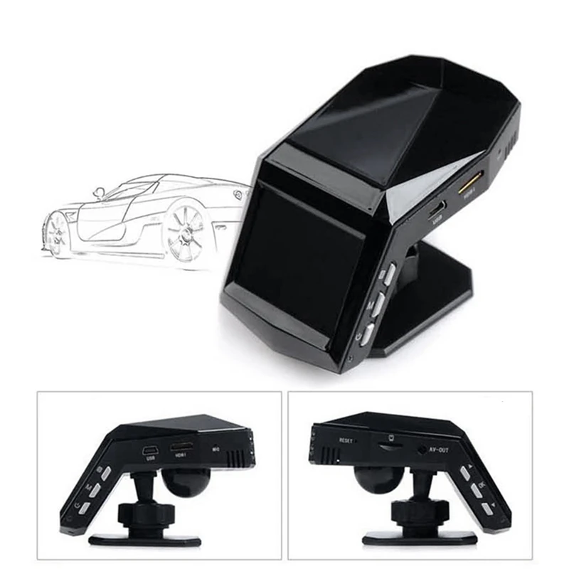 Автомобильный видеорегистратор ручной Full Hd 1080P 30Fps Dash camera 170 градусов широкоугольный видеорегистратор 2,0 дюймов экран с сенсором Dash Cam 5 миллионов P