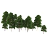20 Mixed Scale Model Trees Train Railroad Micro Landscape Layout HO N Z Gauge Model Tree Decorate For Kid Gift 5