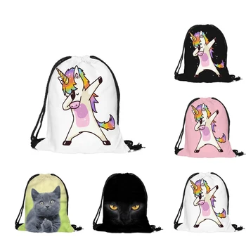 

Hot Cute Kid Baby Unicorn Pattern Sport Bags Swimming Bags Gym Pump Bag Sports School Drawstring Boy Girl Backpack Hot Sale