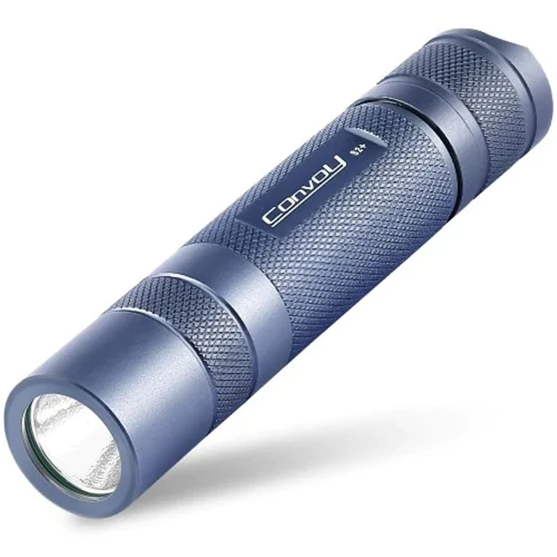 Convoy S2+ 7135x6 5 режимов XML2 940 люмен светодиодный фонарь 1x18650 титановый фонарь для кемпинга фонарь охотничий прожектор