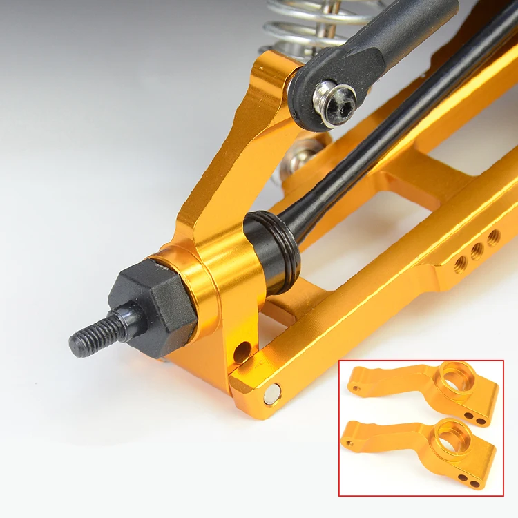 

1Pair Huanqi 727 Slash Remond Metal Rear Axle Holder Back Wheel Seat Cup for RC Car Model Short Truck Modify Upgrade Parts