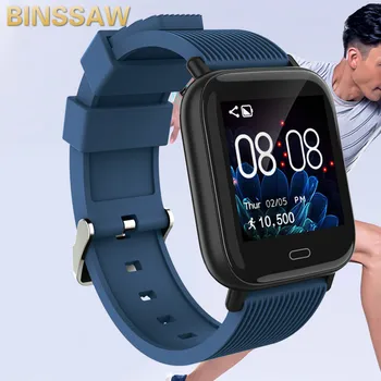 

BINSSAW New Sports Wristband Mens IP67 Waterproof Smart Watches Heart Rate Monitor Women Wristwatch Fitness Tracker Smartwatch