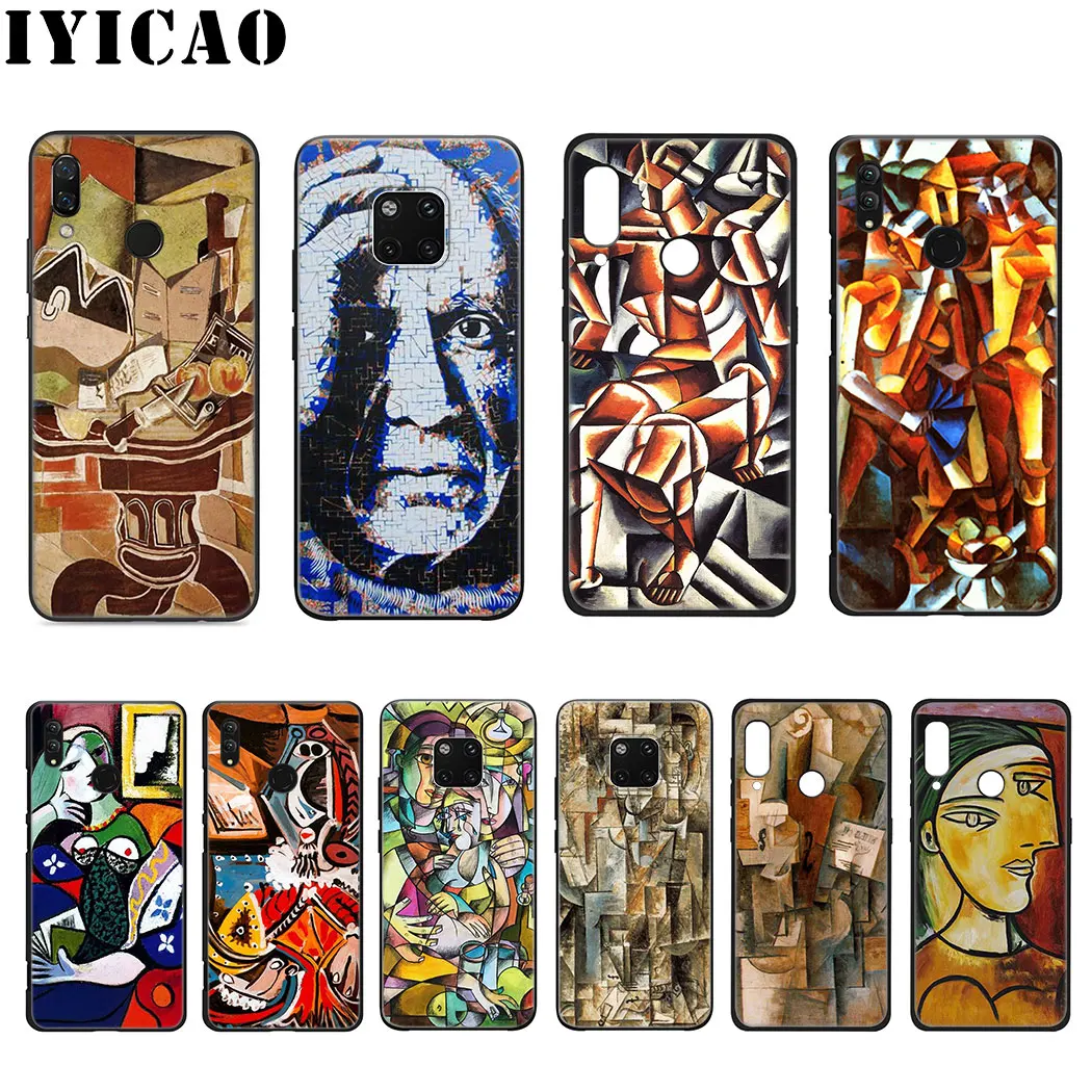 IYICAO Пабло картина Пикассо Живопись мягкий силиконовый чехол для huawei mate 20 10 Lite Pro