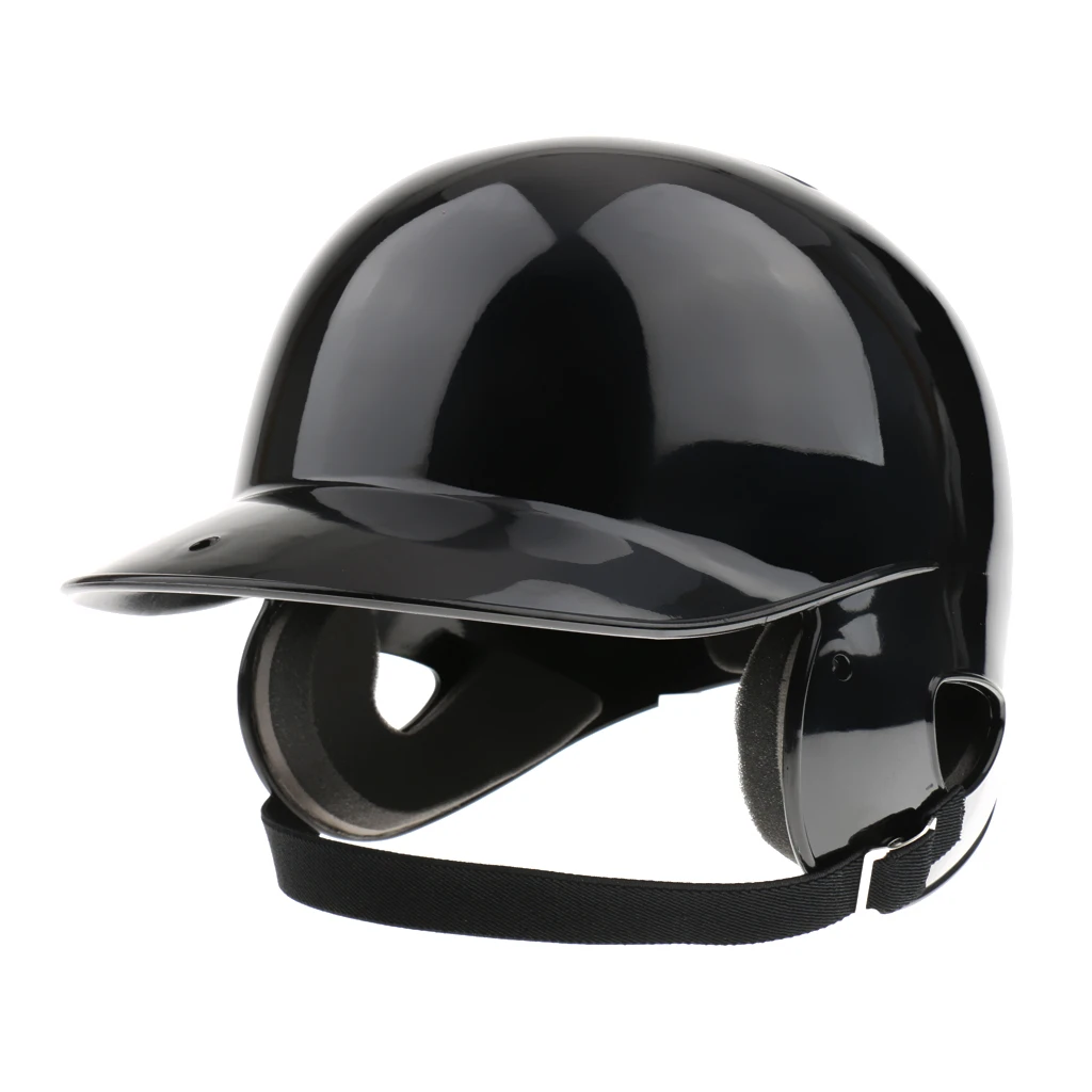 Batting Helmet NOCSAE Cert. Pro Baseball/Softball Helmet Double Flap Full Size - Black