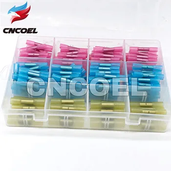 

200PCS Waterproof Seal Soldering Sleeve 3 Sizes Insulated Electrical Wire Cable Crimp Terminals Connectors Kit With Box
