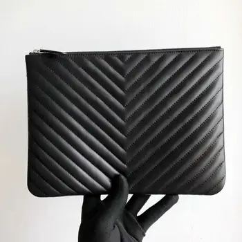 

Luxury Brand Handbag Women's Clutch Bag Genuine Leather Women Envelope Bag Zipper Evening Bag Female Clutches Handbag