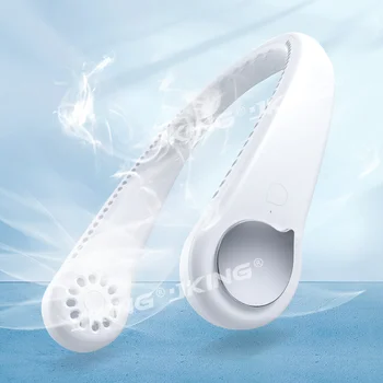 

2020 Mini USB Portable Fan Neck With Rechargeable Battery Ultra quiet wind Wearable Fan handheld Air Cooler Conditioner for Room