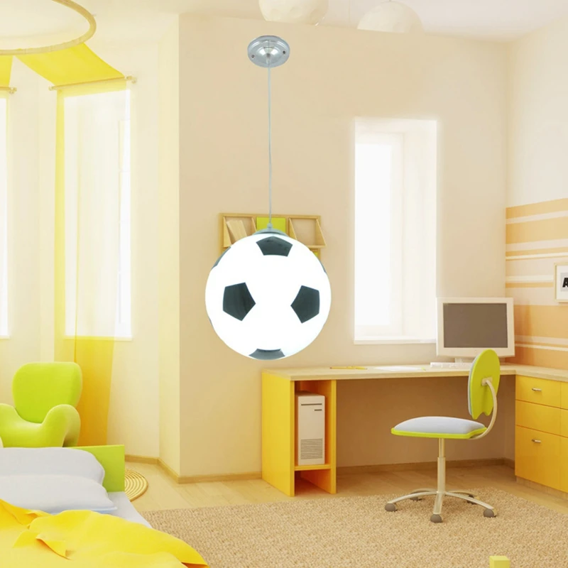 

Unique Football Chandelier Lampshade Ceiling Ball Lamp Shade Home Garden Decoration Lighting Supplies