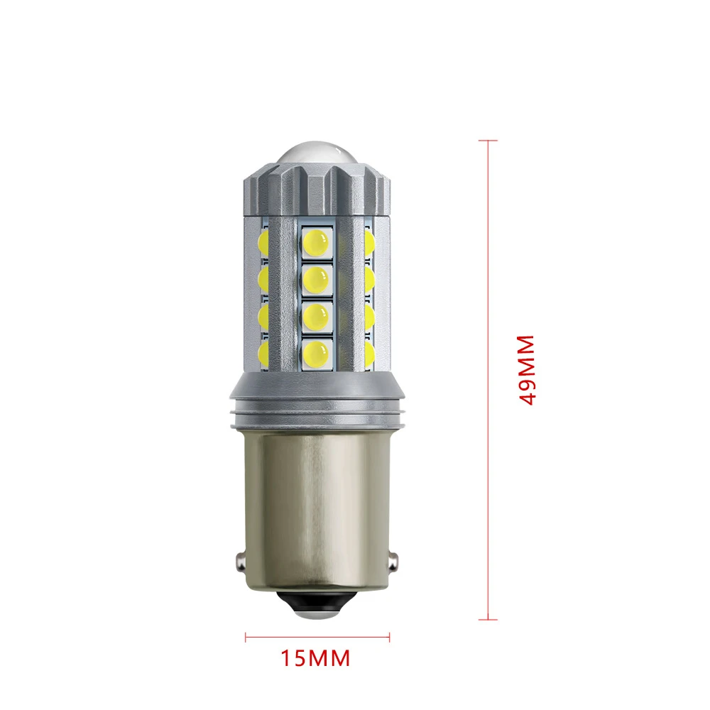 2 шт. 1156 P21W BA15S 3030SMD светодиодный авто тормоз светильник дневные ходовые огни дальнего света 1156 BA15S Обратный лампы поворотники светильник белый 12V