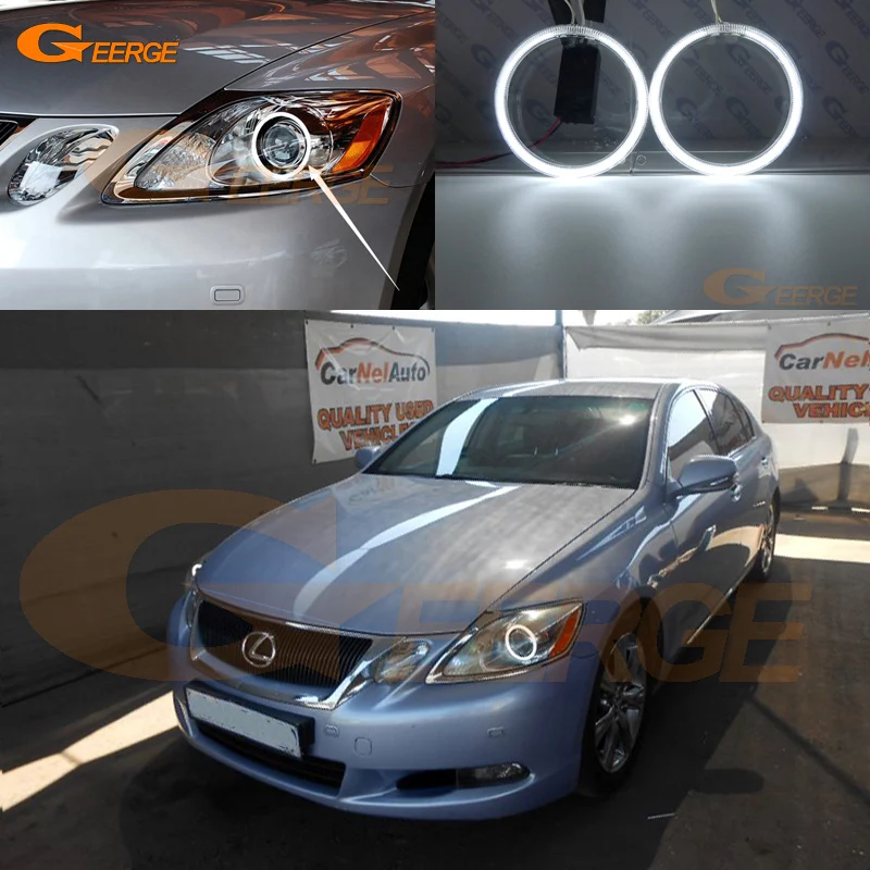 Для LEXUS GS300 GS350 GS430 GS450 GS460 450h 2006 2011 отличные ультра яркие CCFL ангельские глазки Halo
