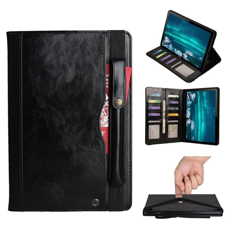 Чехол для huawei Mediapad M6 10," SCM-AL09/W09 чехол с держателем для карандашей Смарт кожаный Слот для карт Стенд мягкий чехол для планшетов