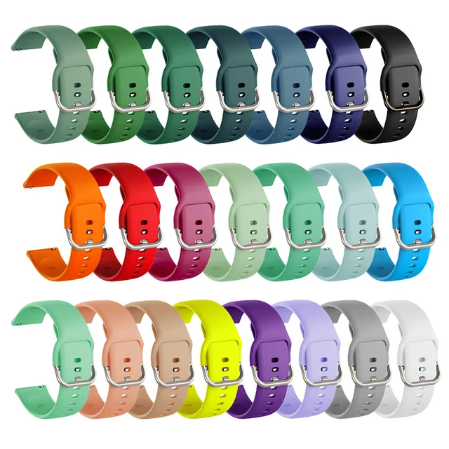11596-86f1db.jpg Bracelet montre connectée en Silicone pour Samsung Galaxy Watch