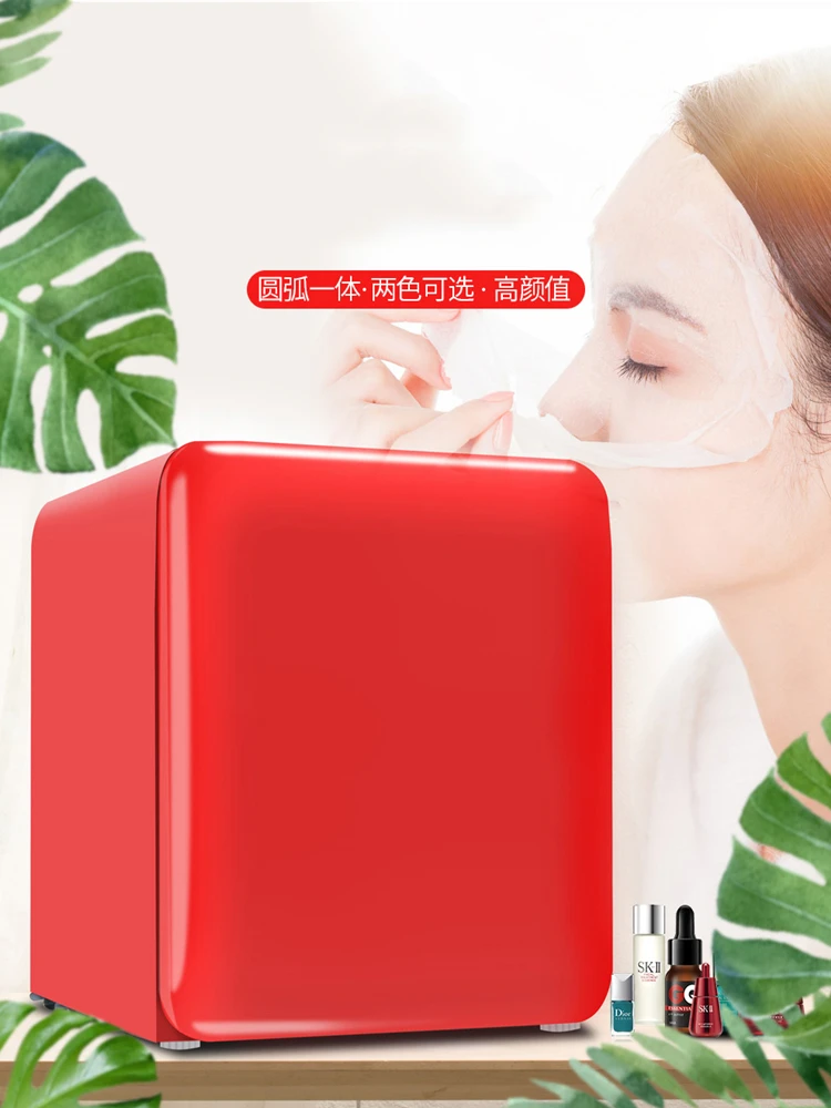 

Mini Refrigerator Freezer High beauty single door refrigerated Mini European and American retro color refrigerator 220V