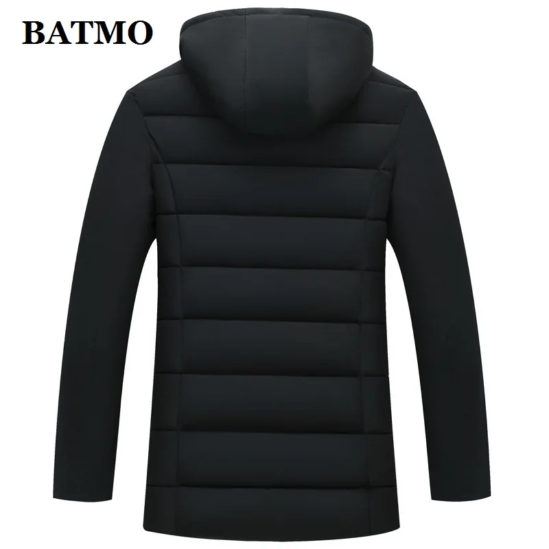 BATMO Новое поступление зимние высококачественные мужские парки с капюшоном, мужские куртки с капюшоном, M1906