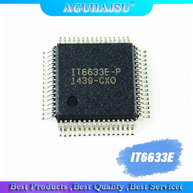 1 шт. IT6633E IT6633E-p Новый ЖК-чип в наличии можно оплатить QFP-64 | Электронные компоненты