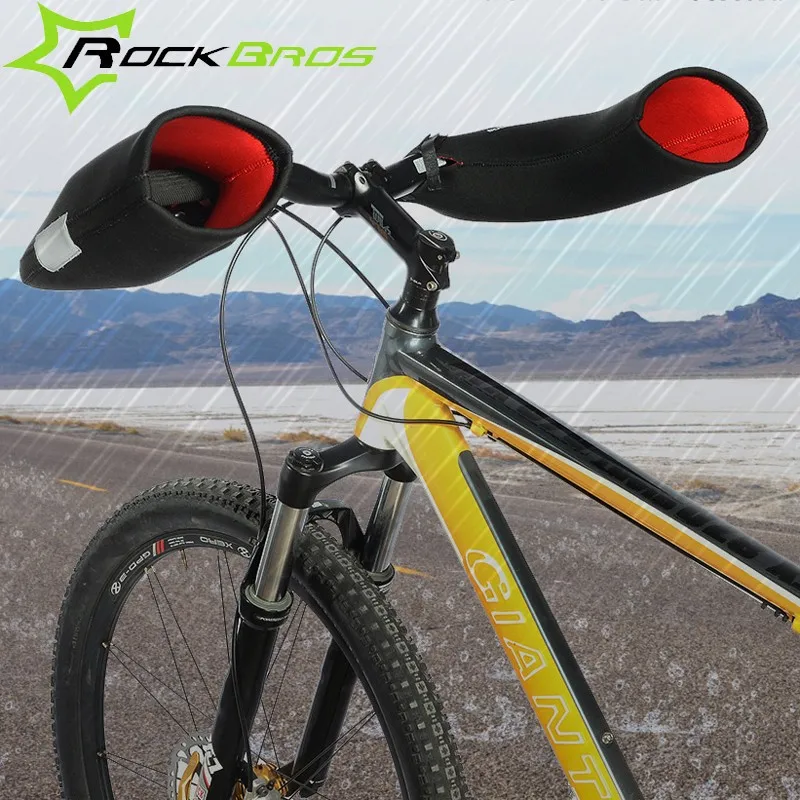 ROCKBROS ветрозащитные водонепроницаемые MTB велосипедные перчатки мотоциклетные теплые перчатки для спорта на открытом воздухе для езды на горном велосипеде Зимние перчатки