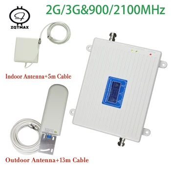 

LCD display amplifier gsm 900 2100mhz dual band celular signal booster wcdma umts 2g 3g mobile phone gsm repeater for home use