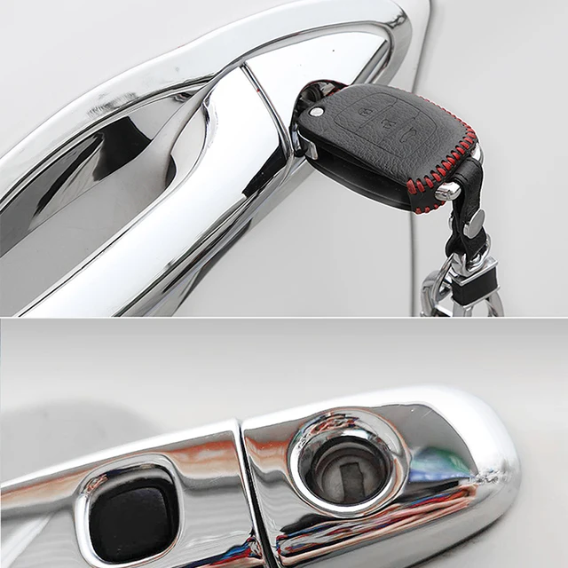 Black Carbon Fiber Car handle Or ABS Chrome Door Handles Cover for Peugeot  207 207SW SW CC 2006~2014 Car Accessories Cap Styling - AliExpress