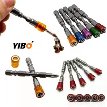 

5Pcs S2 Alloy PH2 Phillips Single Head Magnetic Screwdriver Bits Anti-Sl 1/4 Inch Hex Shank Drywall Electric Screwdriver Set