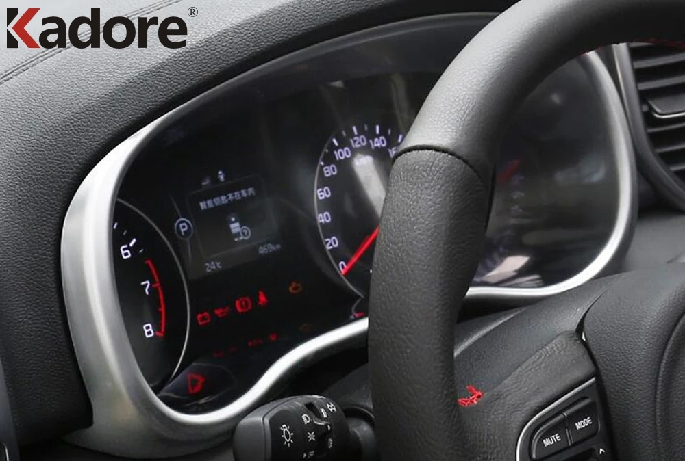Для Kia Sportage 2017 2018 ABS Матовый центральный контроль приборной панели обшивка