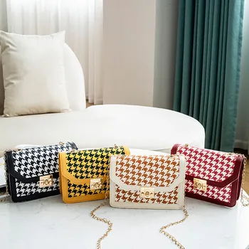 

Hasp Women's Shoulder Bag Pu Leather Ladies Messenger Bag Female Pure Color Small Square Bag Clutch Bags 2020 Handbags Sac Main