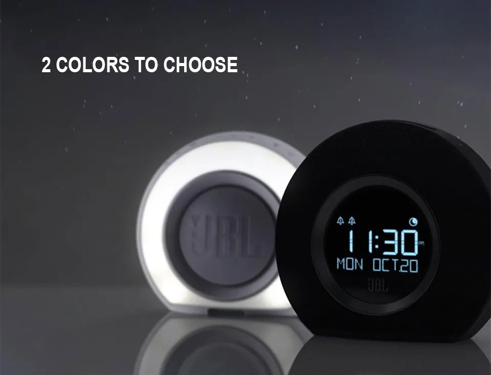 JBL Horizon беспроводной Bluetooth динамик часы fm-радио usb зарядка окружающий светодиодный светильник Настольный стерео звук громкий динамик