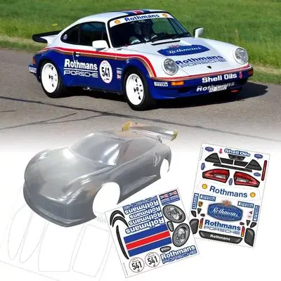 2 стиля высокое качество RC 911 carrera 1/8 GT PC корпус 325 мм колесная база прозрачный без
