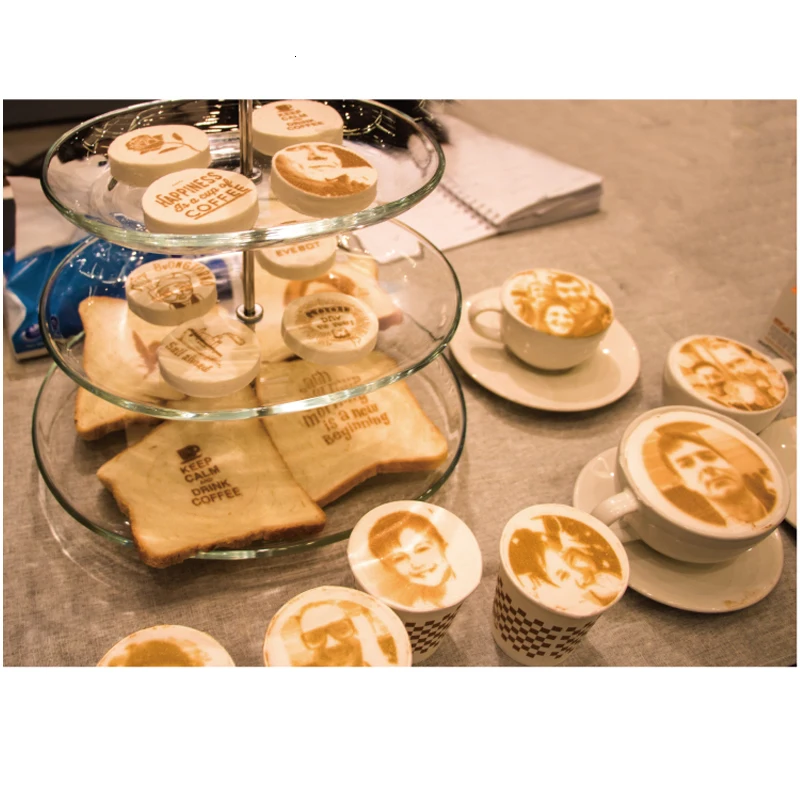 Заводской дизайн напиток Печенье крем печенье еда 3d принтер селфи кофе латте wifi печатная машина fantasitc